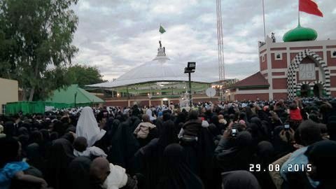 Imam Reza birthday celebrated in Nigeria; Razavi green flag hoisted on the dome of Husainiyyah of Zaria / Pics